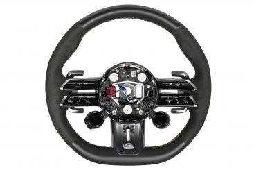 Volante in microfibra/pelle/ART