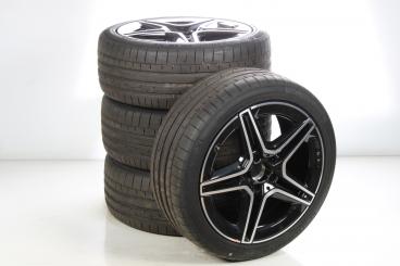 Ruote complete set AMG da 18 pollici alluminio CONTINENTAL C 