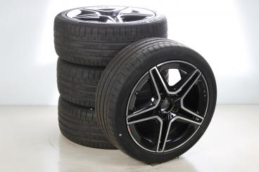 Ruote complete set AMG da 18 pollici alluminio CONTINENTAL C 