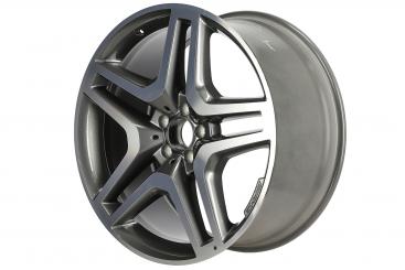 Cerchio in alluminio AMG a 5 doppie razze 