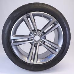 Ruota completa in alluminio PIR/PZ cerchio a 5 doppie razze 
