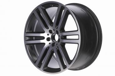 Cerchio in alluminio a 6 doppie razze 