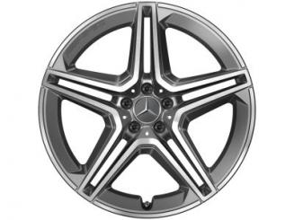 Cerchio in alluminio AMG a 5 doppie razze 