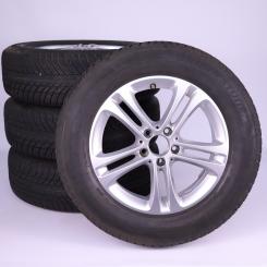 Set di ruote invernali in lega da 17 pollici con pneumatici Bridgestone per CLA 118, Classe B 247 e altri, Mercedes-Benz originale