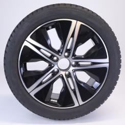 Ruota completa Alu Bridge/Blizzak LM001 cerchio a 5 razze 