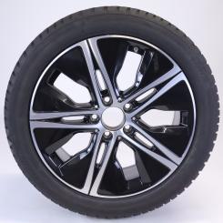 Ruota completa Alu Bridge/Blizzak LM001 cerchio a 5 razze 