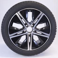 Ruota completa Alu Bridge/Blizzak LM001 cerchio a 5 razze 