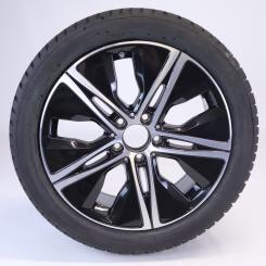 Ruota completa Alu Bridge/Blizzak LM001 cerchio a 5 razze 