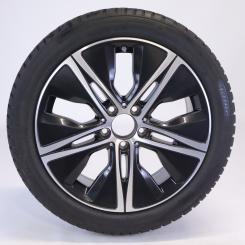 Ruota completa Alu Bridge/Blizzak LM001 cerchio a 5 razze 