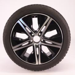 Ruota completa Alu Bridge/Blizzak LM001 cerchio a 5 razze 