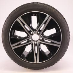 Ruota completa Alu Bridge/Blizzak LM001 cerchio a 5 razze 