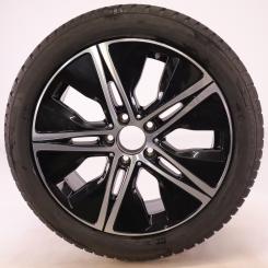 Ruota completa Alu Bridge/Blizzak LM001 cerchio a 5 razze 