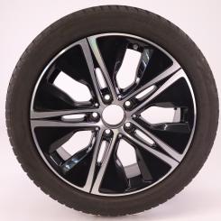 Ruota completa Alu Bridge/Blizzak LM001 cerchio a 5 razze 
