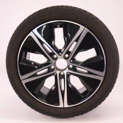 Ruota completa Alu Bridge/Blizzak LM001 cerchio a 5 razze 