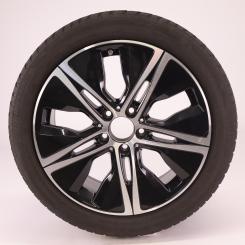 Ruota completa Alu Bridge/Blizzak LM001 cerchio a 5 razze 