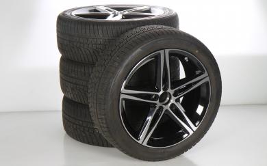 Set di ruote invernali in lega da 18 pollici con pneumatici Hankook per Classe B 247, CLA ShootingBrake X118 e altri, Mercedes-Benz originale