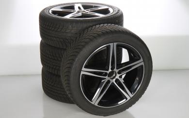 Ruote complete set 18 pollici alluminio Bridgestone Classe C 