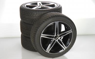 Ruote complete set 18 pollici alluminio Bridgestone Classe C 