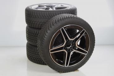 Set di ruote invernali in lega da 18 pollici con pneumatici Bridgestone per Classe B 247, CLA 118 e altri, Mercedes-AMG originale