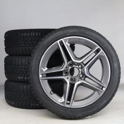 Set di ruote invernali da 18 pollici con pneumatici Pirelli per CLA 118, Classe A 177 e altri, Mercedes-AMG originale 