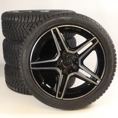 Set di ruote invernali in lega da 18 pollici con pneumatici Pirelli per CLA 118, Classe A 177 e altri, Mercedes-AMG originale