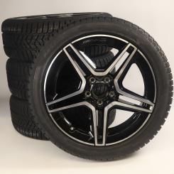 Set di ruote invernali in lega da 18 pollici con pneumatici Pirelli per CLA 118, Classe A 177 e altri, Mercedes-AMG originale