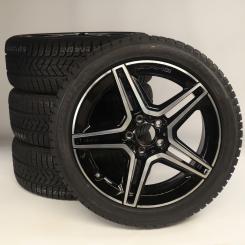 Set di ruote invernali in lega da 18 pollici con pneumatici Pirelli per CLA 118, Classe A 177 e altri, Mercedes-AMG originale