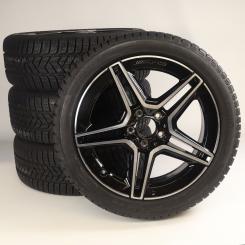 Set di ruote invernali in lega da 18 pollici con pneumatici Pirelli per CLA 118, Classe A 177 e altri, Mercedes-AMG originale