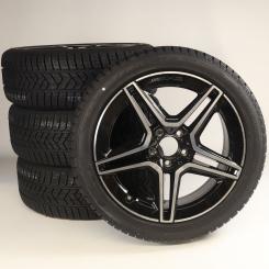 Set di ruote invernali in lega da 18 pollici con pneumatici Pirelli per CLA 118, Classe A 177 e altri, Mercedes-AMG originale