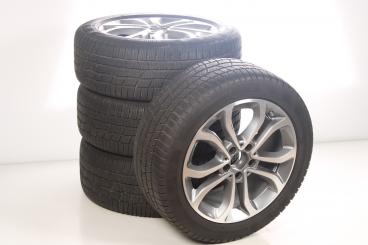 Ruote complete set da 17 pollici alluminio CONTINENTAL Class 