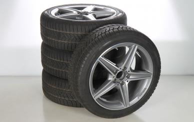 Ruote complete set AMG 18 pollici alluminio PIRELLI Classe C 