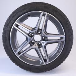 Ruota completa in alluminio MICHELIN/PilotPA4 AMG a 5 doppie 