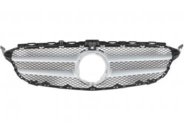 Mascherina del radiatore argento opaco SRV 