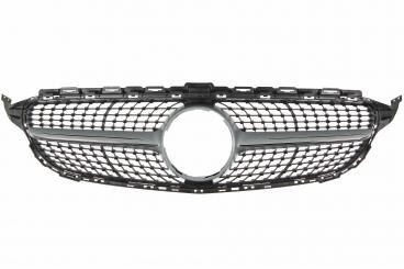 Mascherina del radiatore argento iridium opaco 