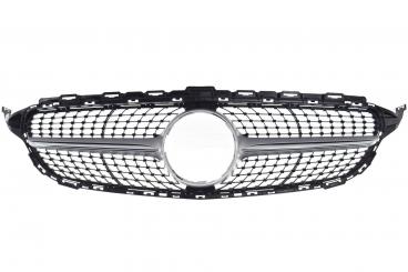 Mascherina del radiatore argento iridium opaco SRV 