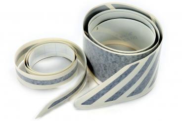 Accessori strisce decorative laterali in legno metallizzato 