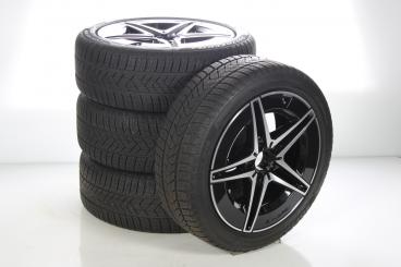 Ruote complete set AMG 18 pollici alluminio PIRELLI Classe C 
