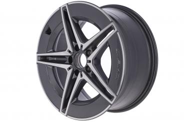 Cerchio in alluminio AMG a 5 doppie razze