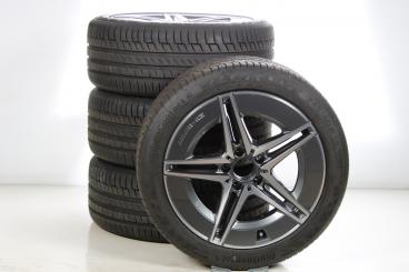 Ruote complete set AMG 18 pollici alluminio CONTINENTAL Clas 