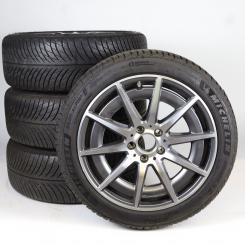 Set di ruote invernali in lega da 18 pollici con pneumatici Michelin per Classe C 206, Mercedes-AMG originale