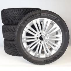 Set di ruote invernali in lega da 17 pollici con pneumatici Michelin per Classe C 206, Mercedes-Benz originale