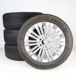 Set di ruote invernali in lega da 17 pollici con pneumatici Michelin per Classe C 206, Mercedes-Benz originale