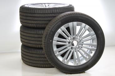 Set di ruote estive in lega da 17 pollici con pneumatici Michelin per Classe C 206, Mercedes-Benz originale