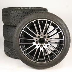 Set di ruote invernali in lega da 18 pollici con pneumatici Goodyear per Classe C 206, Mercedes-Benz originale