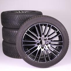 Set di ruote quattro stagioni in lega da 18 pollici con pneumatici Falken per Classe C 206, Mercedes-Benz originale
