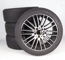 Set di ruote quattro stagioni in lega da 18 pollici con pneumatici Falken per Classe C 206, Mercedes-Benz originale