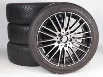 Set di ruote invernali in lega da 18 pollici con pneumatici Kumho per Classe C 206, Mercedes-Benz originale