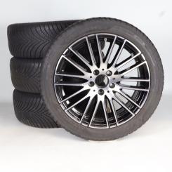 Set di ruote invernali in lega da 18 pollici con pneumatici Kumho per Classe C 206, Mercedes-Benz originale