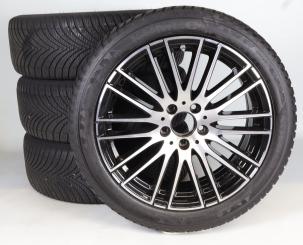 Set di ruote invernali in lega da 18 pollici con pneumatici Kumho per Classe C 206, Mercedes-Benz originale