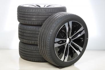Ruote complete set 18 pollici alluminio Bridgestone Classe C 206 
